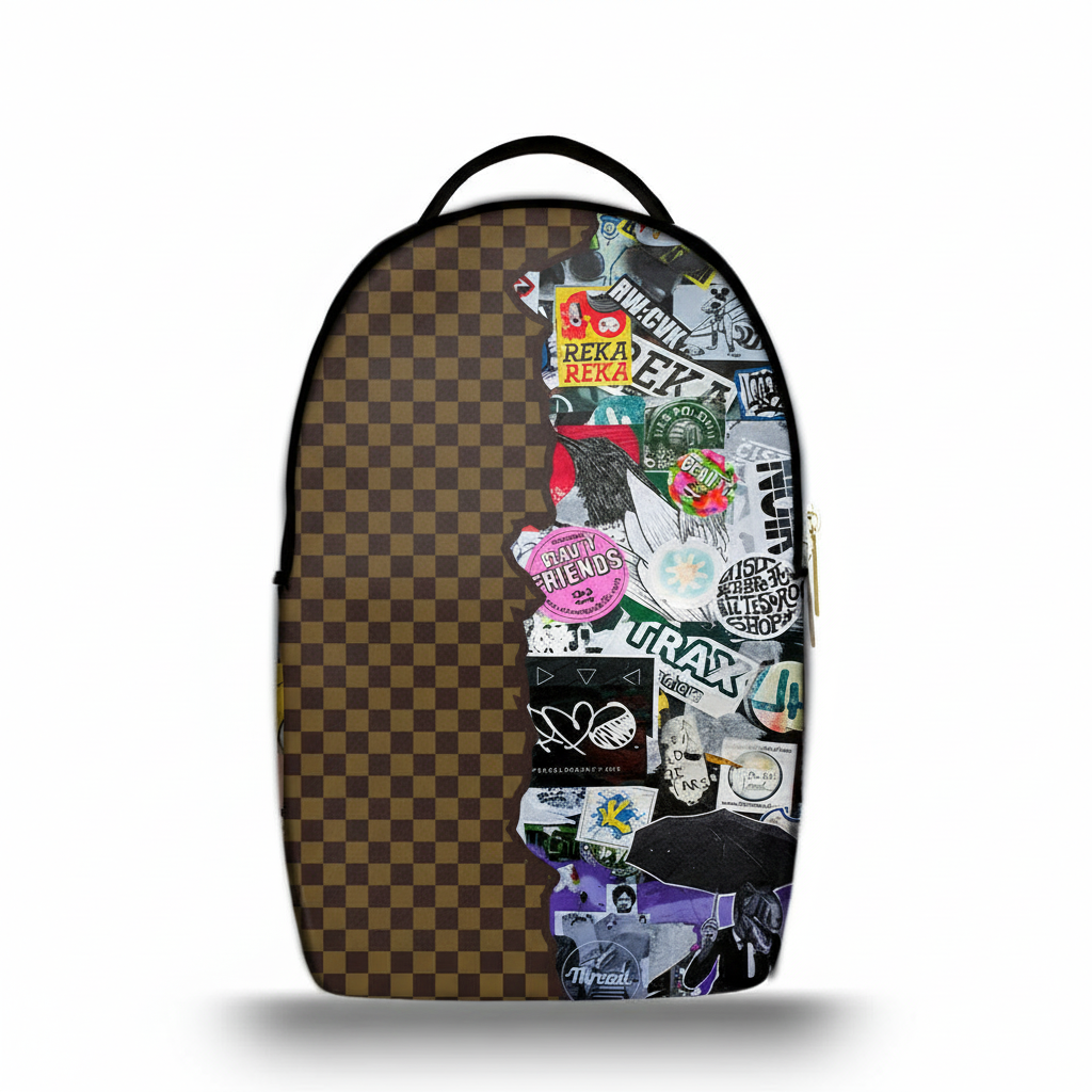 Zaino Ermes Madinbo - Made in Italy - Unisex - Porta computer -  Zaino Scuolta - Zaino Lavoro - Grafica Street Art