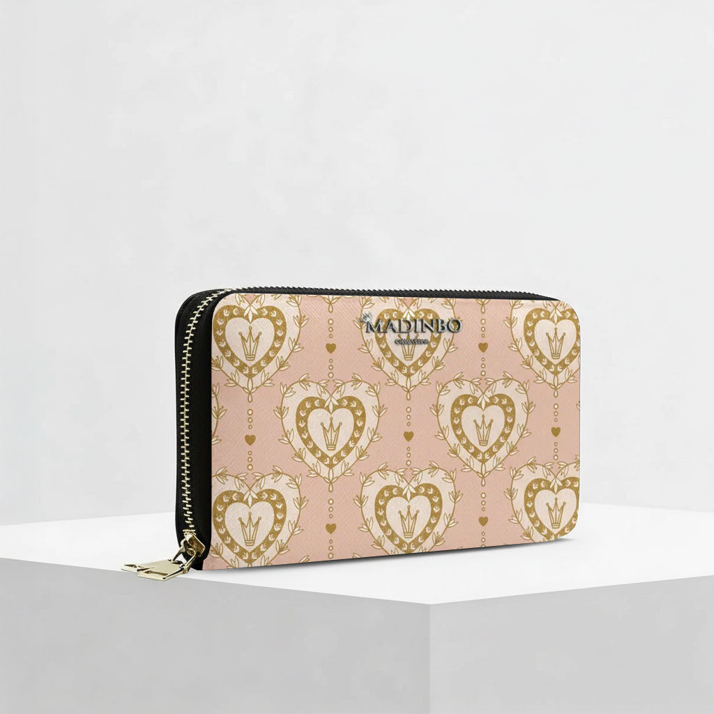 Portafogli ZIP di MADINBO - Wallet - CUORE CORONA