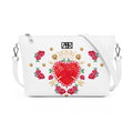 Borsa a tracolla Alien - Made in Italy - GRAFICA CUORE CORONA