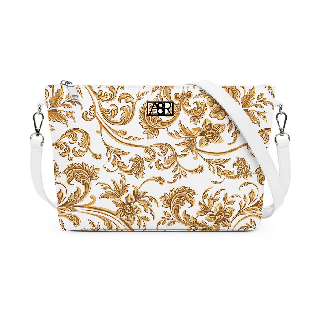 Borsa a tracolla Alien - Made in Italy - GRAFICA BAROCCO FIORI
