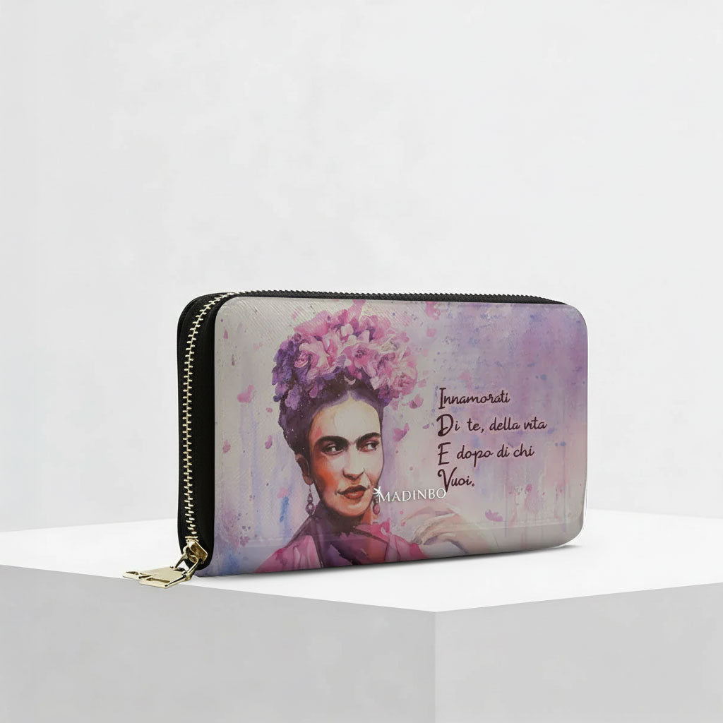 Portafogli ZIP di MADINBO - Wallet - FRIDA INNAMORATI