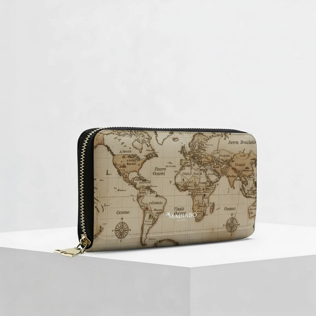 Portafogli ZIP di MADINBO - Wallet - MAPPAMONDO