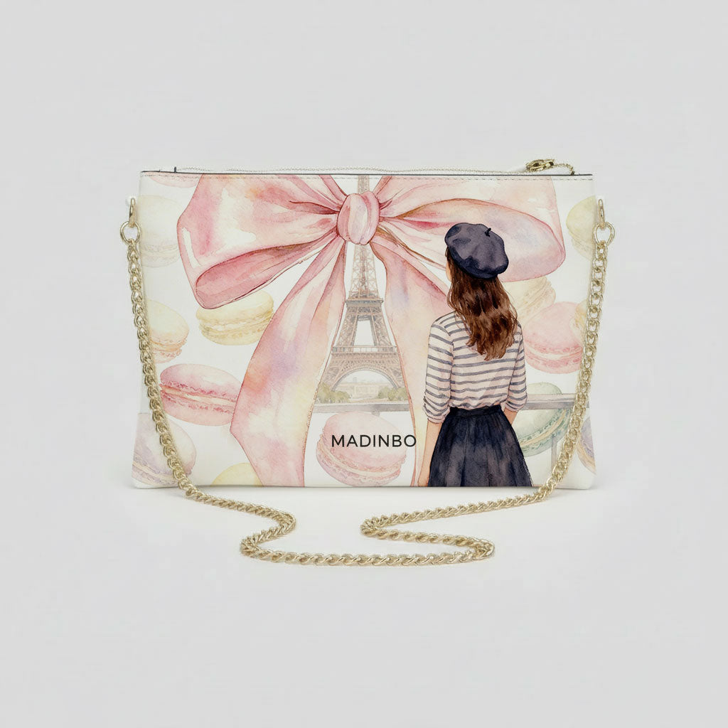 ELISA BAG di MADINBO -  Made ITALY - FIOCCO PARIGI