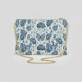 ELISA BAG di MADINBO -  Made ITALY -DELICATED FUTTERFLY BLU