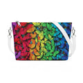 Borsa a tracolla Alien - Made in Italy - GRAFICA FARFALLE COLORATE