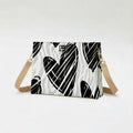 Borsa Lollipop - Made In Italy - CUORI BIANCHI E NERI