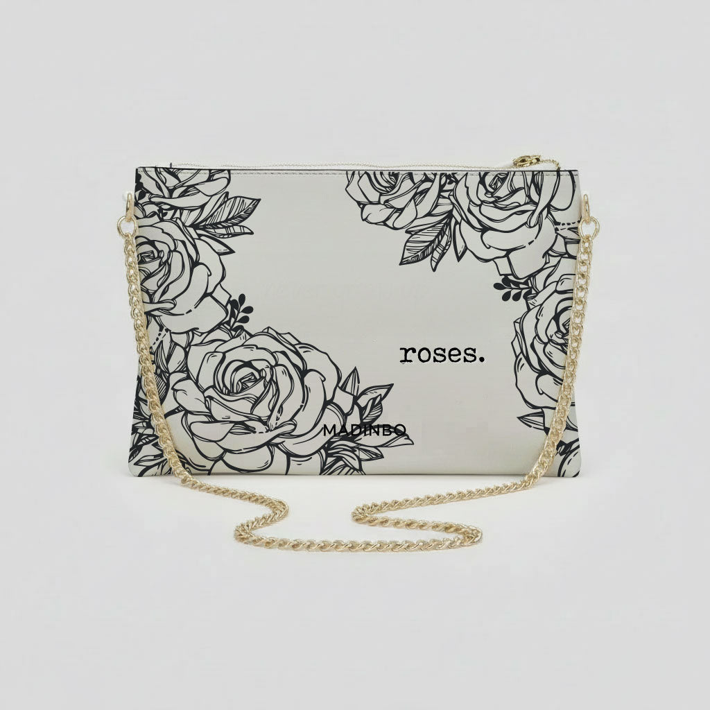 ELISA BAG di MADINBO -  Made ITALY - ROSE NERE