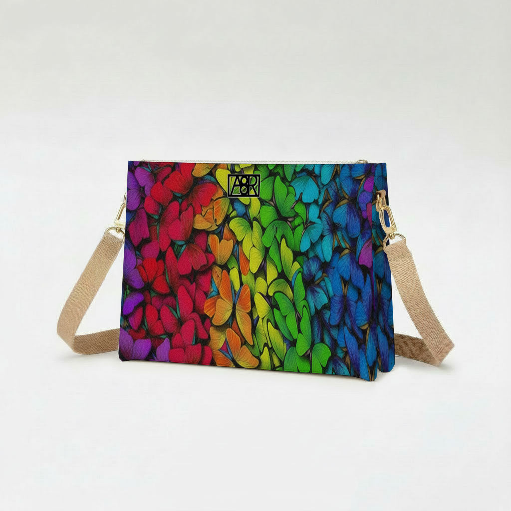 Borsa Lollipop - Made In Italy - FARFALLE COLORATE