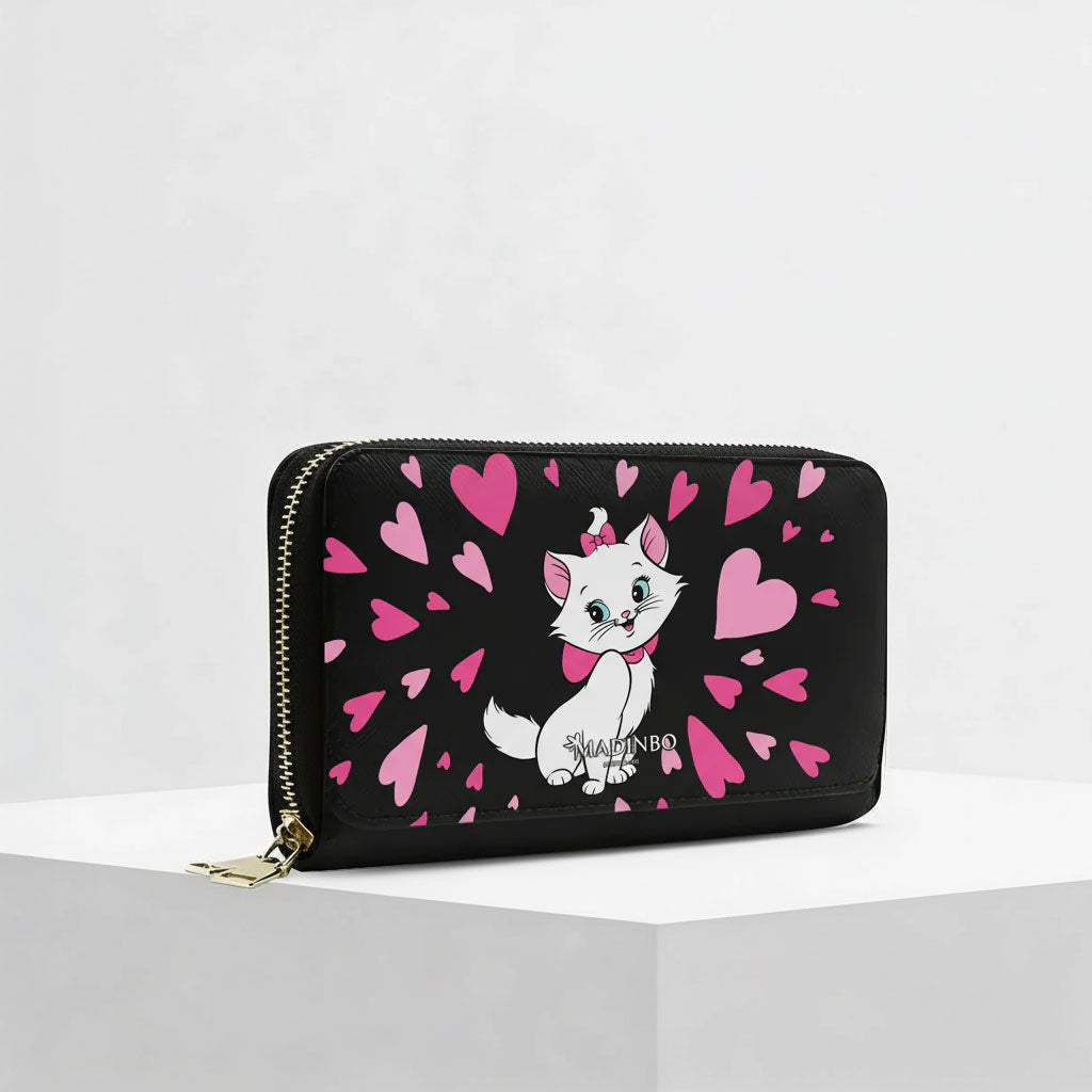 Portafogli ZIP di MADINBO - Wallet - GATTINO