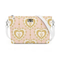 Borsa a tracolla Alien - Made in Italy - GRAFICA CUORI PATTERN