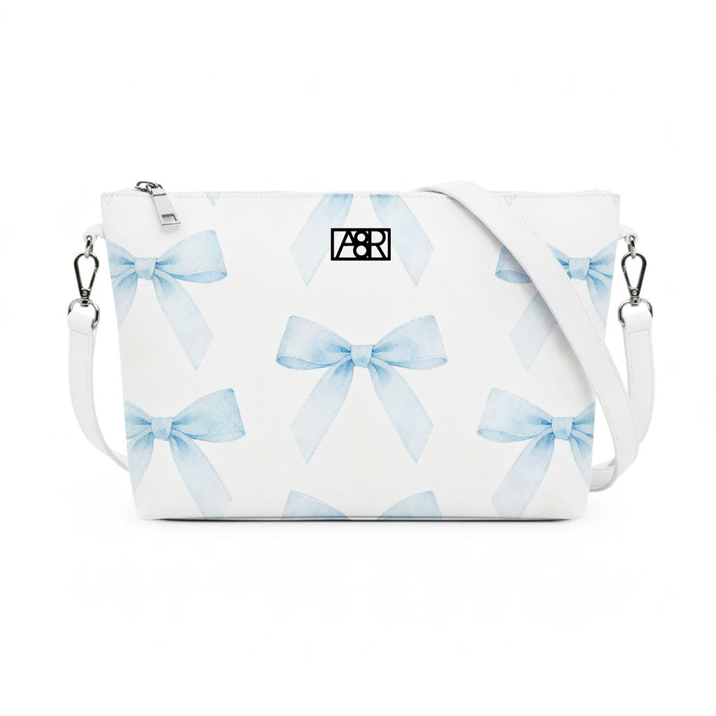 Borsa a tracolla Alien - Made in Italy - GRAFICA FIOCCO AZZURRO