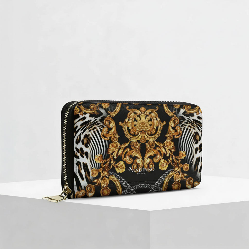 Portafogli ZIP di MADINBO - Wallet - BAROCCO MACULATO