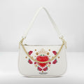 BORSA AQUA MADINBO BIANCA - MADE IN ITALY - CUORE E CORONA