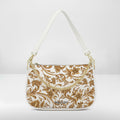 BORSA AQUA MADINBO BIANCA - MADE IN ITALY - BAROCCO FIORI