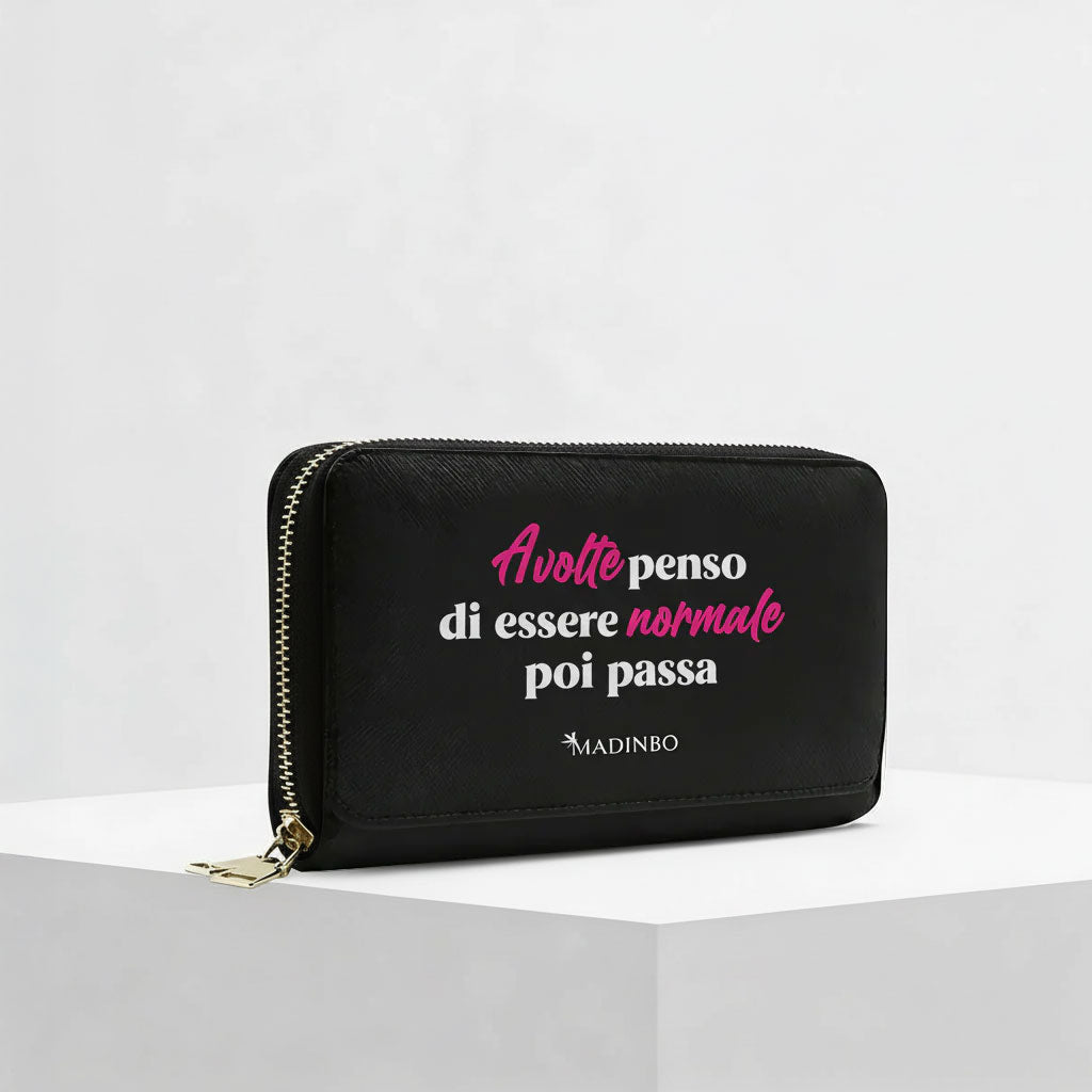Portafogli ZIP di MADINBO - Wallet - IO NORMALE?