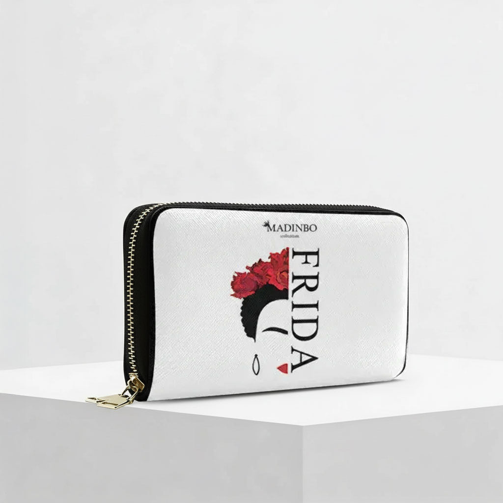 Portafogli ZIP di MADINBO - Wallet - FRIDA FACE
