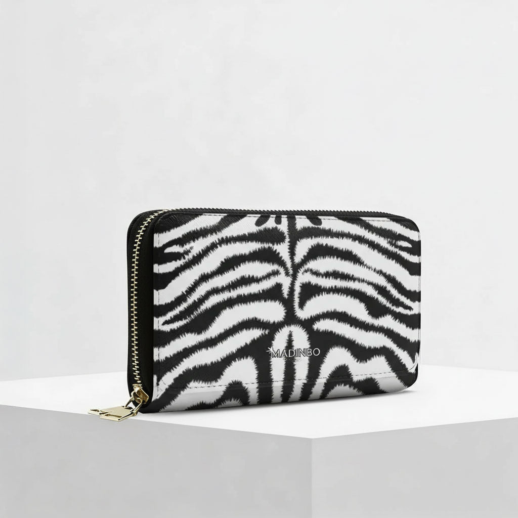 Portafogli ZIP di MADINBO - Wallet - ZEBRA