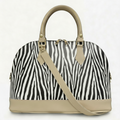 Borsa Alisya Madinbo - Made in Italy - con Grafica Zebrata