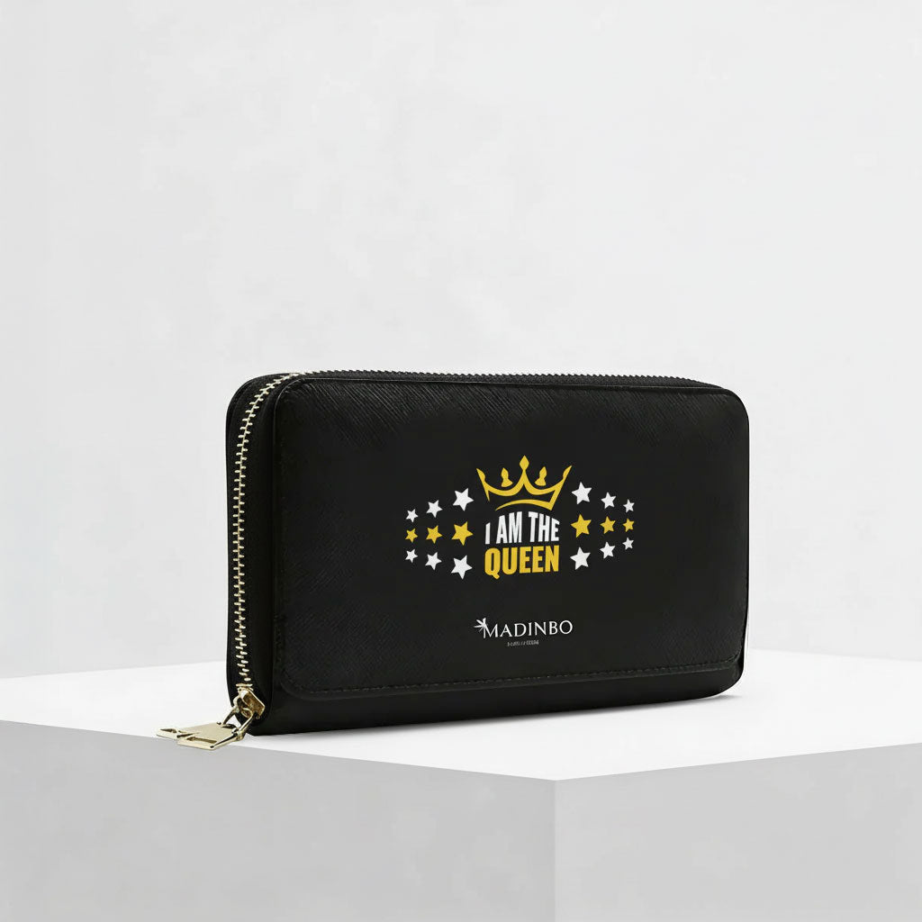 Portafogli ZIP di MADINBO - Wallet - SONO LA REGINA