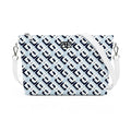 Borsa a tracolla Alien - Made in Italy - GRAFICA GEOMETRIC BLU