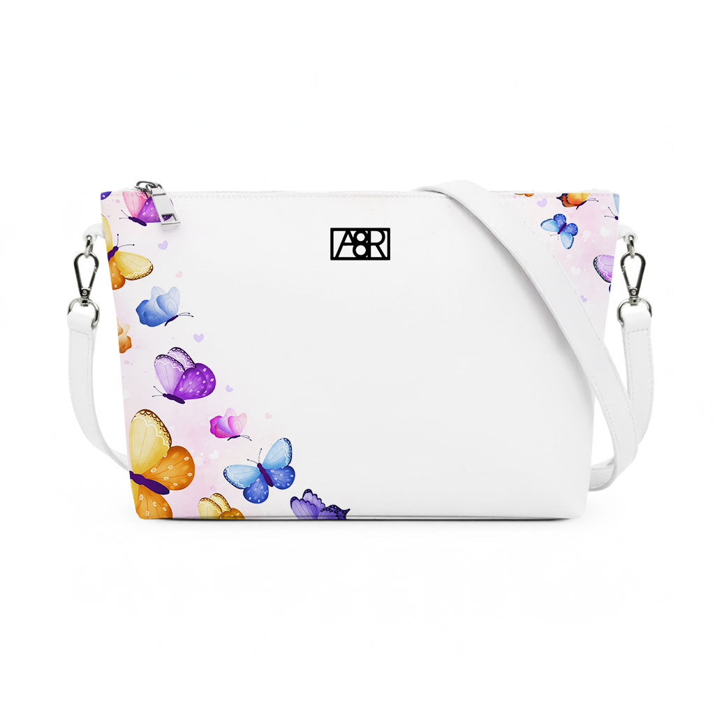 Borsa a tracolla Alien - Made in Italy - GRAFICA FARFALLE