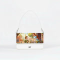 Borsa Infinity  - MADE IN ITALY - VERA PELLE - Cartoon Romeo e Giulietta