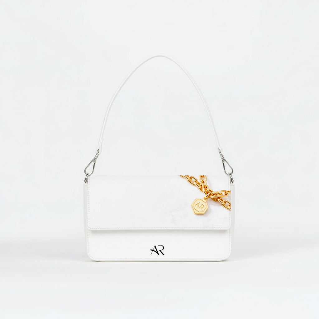 Borsa Infinity  - MADE IN ITALY - VERA PELLE - Gold