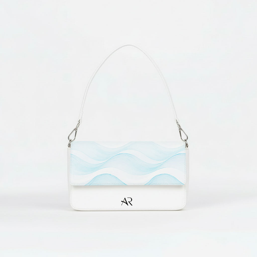 Borsa Infinity  - MADE IN ITALY - VERA PELLE - Onde