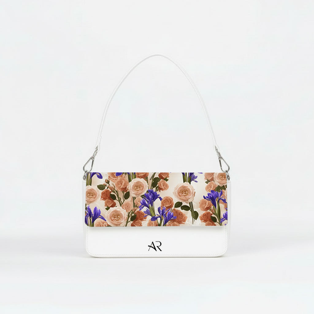 Borsa Infinity  - MADE IN ITALY - VERA PELLE - Color Flower