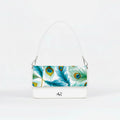 Borsa Infinity  - MADE IN ITALY - VERA PELLE - Piume Multicolor