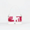 Borsa Infinity  - MADE IN ITALY - VERA PELLE - Abstract Red