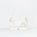 Borsa Infinity  - MADE IN ITALY - VERA PELLE - Flower silhouette