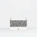 Borsa Infinity  - MADE IN ITALY - VERA PELLE - Zebra