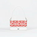Borsa Infinity - MADE IN ITALY - VERA PELLE - Cherry Cubic