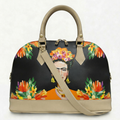 Borsa Alisya Madinbo - Made in Italy - CON GRAFICA FRIDA ARANCIONE