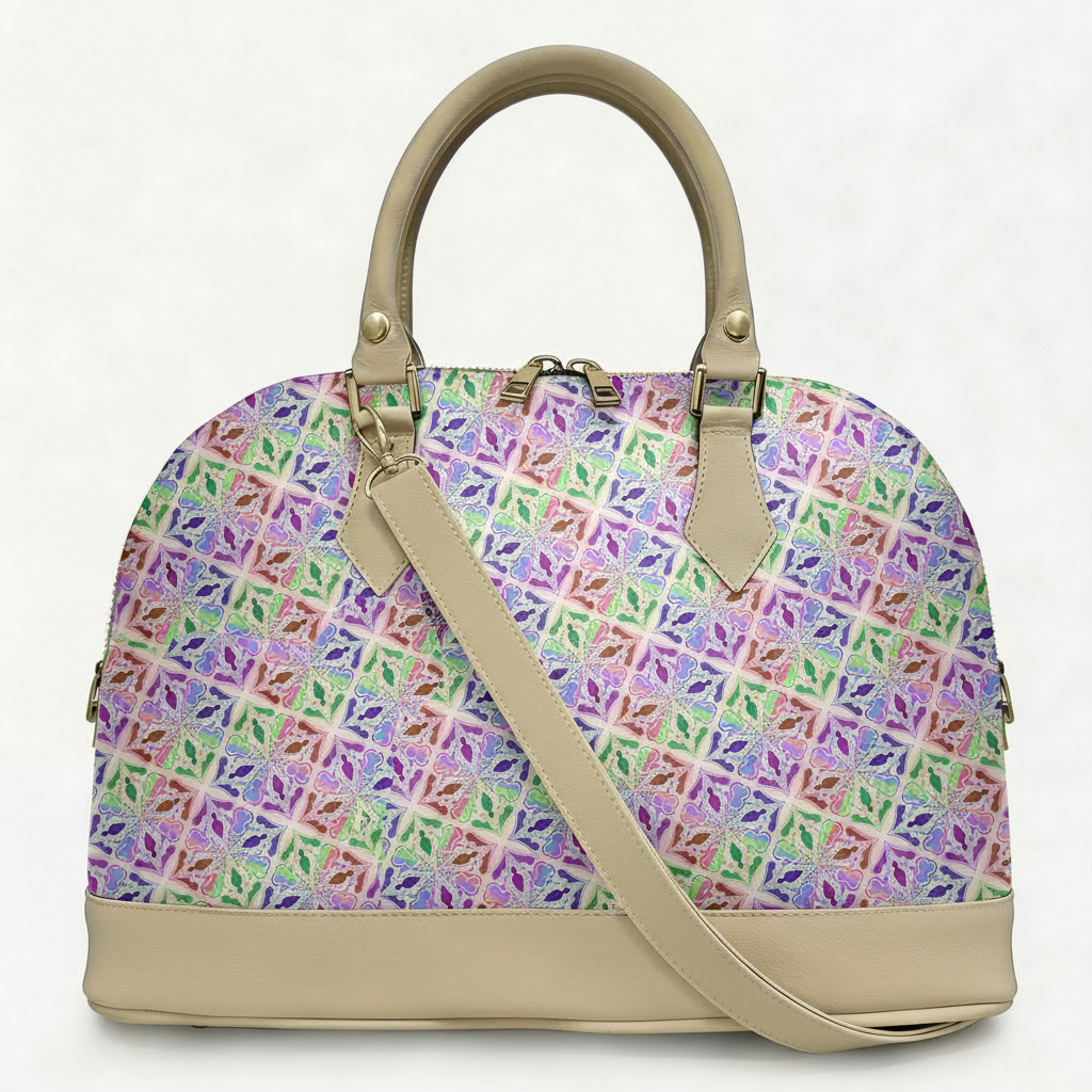 Borsa Alisya Madinbo - Made in Italy - CON GRAFICA MAIOLICHE