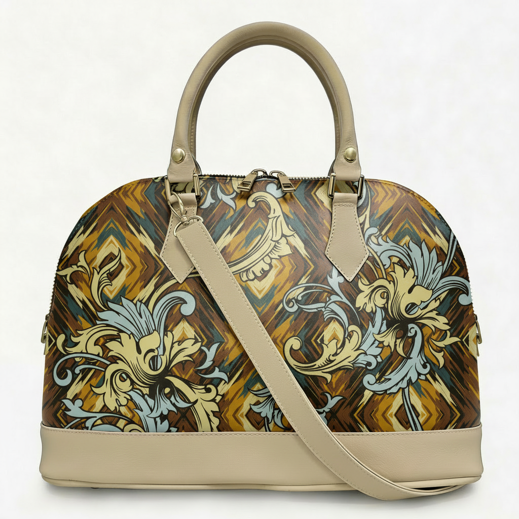Borsa Alisya Madinbo - Made in Italy - CON GRAFICA ELEGANCE BAROQUE