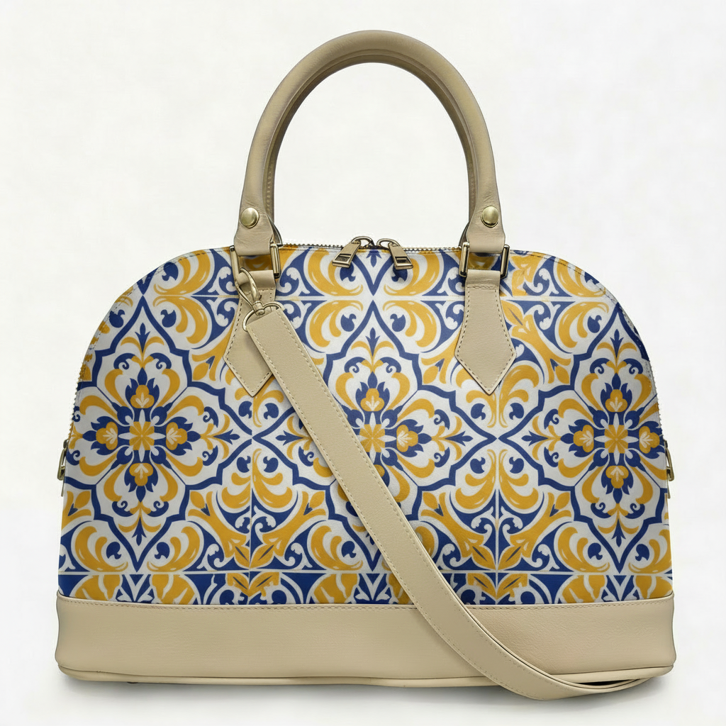 Borsa Alisya Madinbo - Made in Italy - CON GRAFICA CAPRI