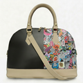 Borsa Alisya Madinbo - Made in Italy - CON GRAFICA BLACK AND STREET