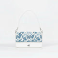 Borsa Infinity  - MADE IN ITALY - VERA PELLE - Blu Butterfly