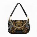 BORSA AQUA MADINBO - MADE IN ITALY - GRAFICA BAROCCO LEOPARDATO