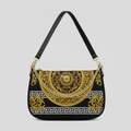 BORSA AQUA MADINBO - MADE IN ITALY - GRAFICA BAROCCO GOLD