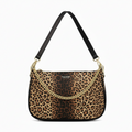 BORSA AQUA MADINBO - MADE IN ITALY - GRAFICA LEOPARDATA