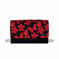 PRINCESS BAG di MADINBO - Vera Pelle - LEATHER - Made ITALY - FIORI E FARFALLE