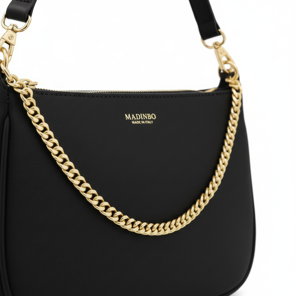 BORSA AQUA MADINBO - MADE IN ITALY - GRAFICA NOTTE STELLATA