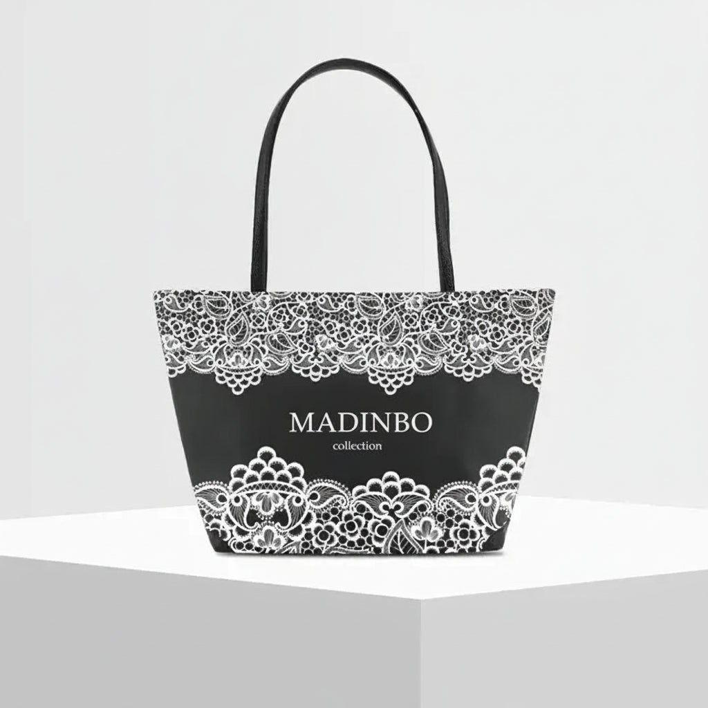 Shopper a Vaso  - Made in Italy - DAMASCATO