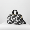 BAULETTO MADINBO - MADE IN ITALY  - CON STAMPA CUORI NERI