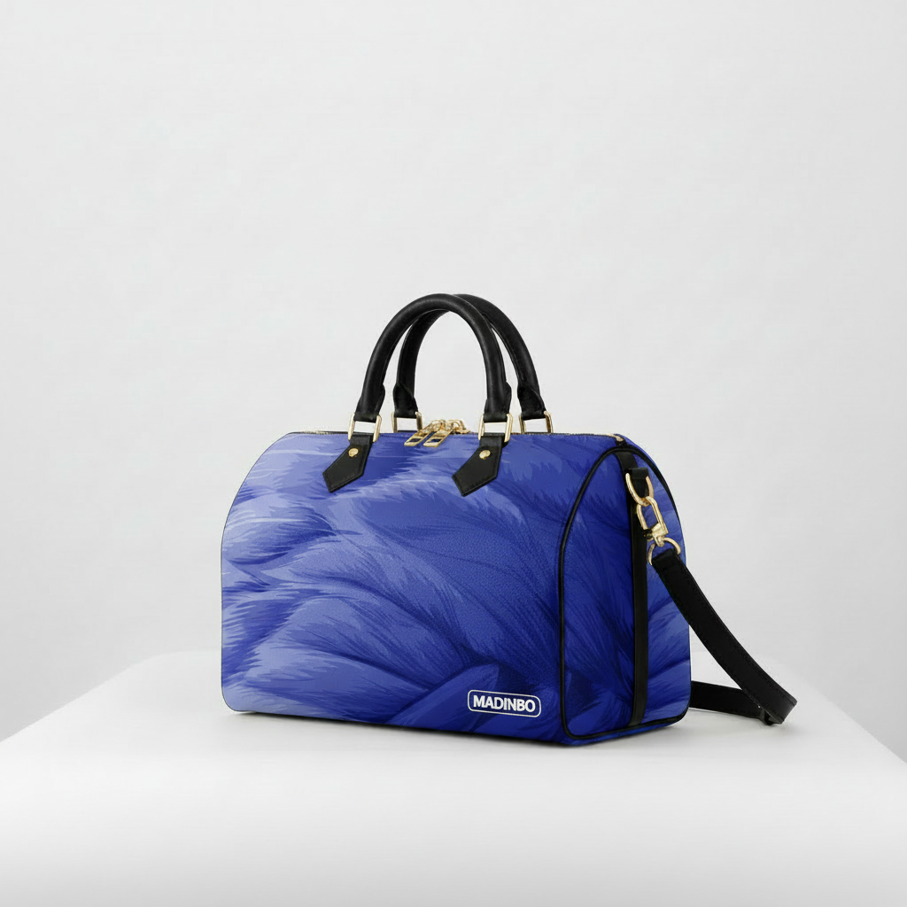 BAULETTO MADINBO - MADE IN ITALY  - CON STAMPA PIUME ALA