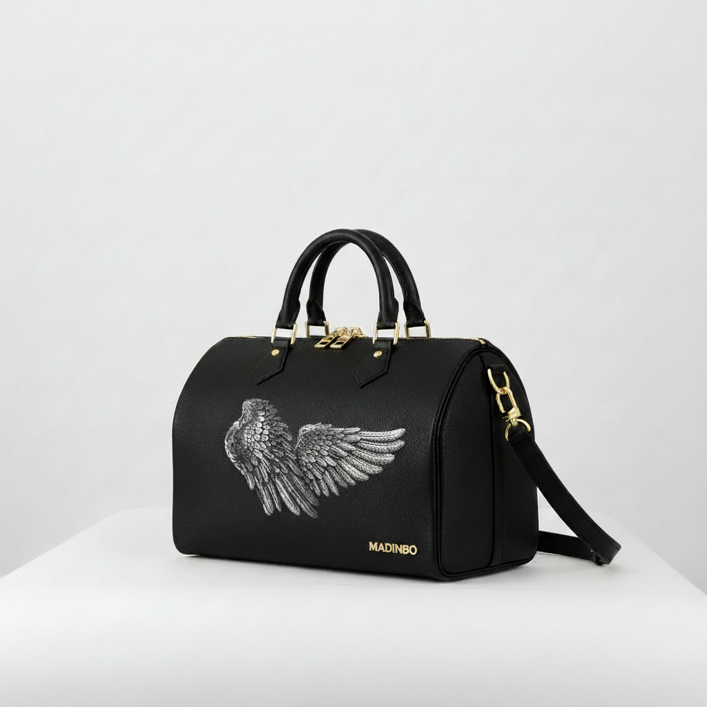 BAULETTO MADINBO - MADE IN ITALY  - CON STAMPA ALI DI ANGELO