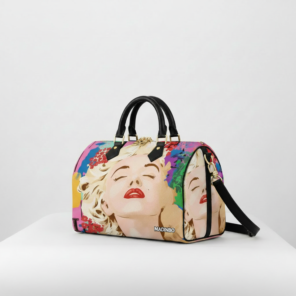 BAULETTO MADINBO - MADE IN ITALY  - CON STAMPA MARILYN